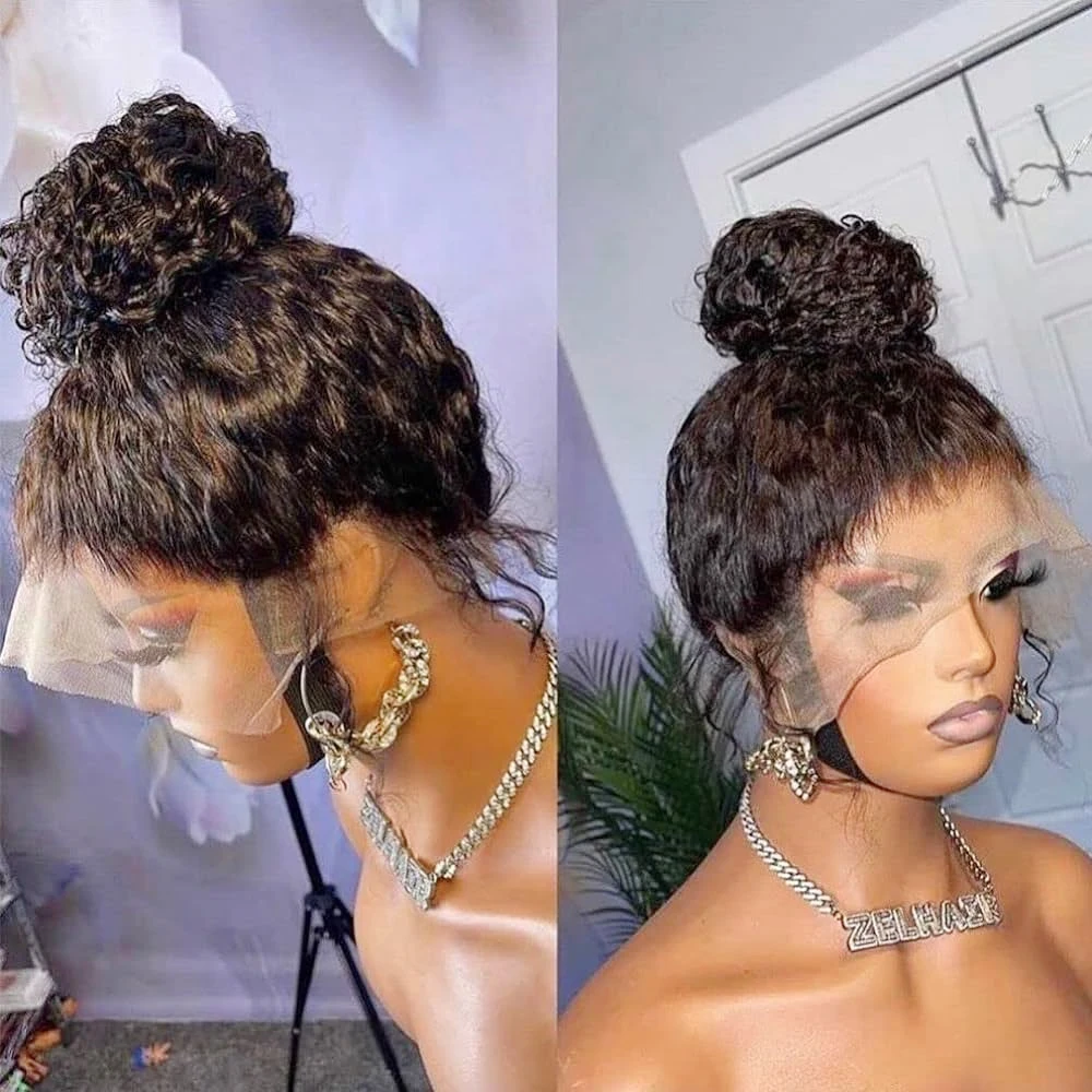 Deep Curly Wave Frontal Wig - Image 2