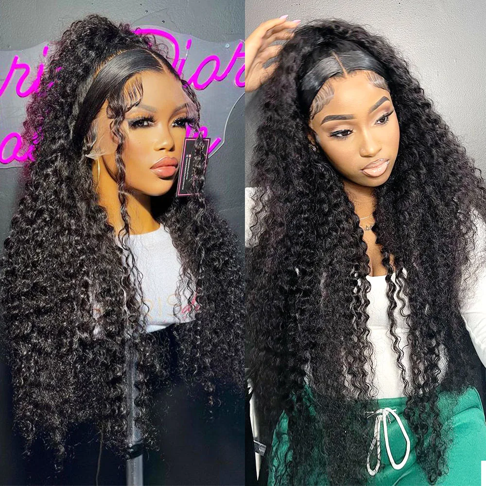 Deep Curly Wave Frontal Wig - Image 5