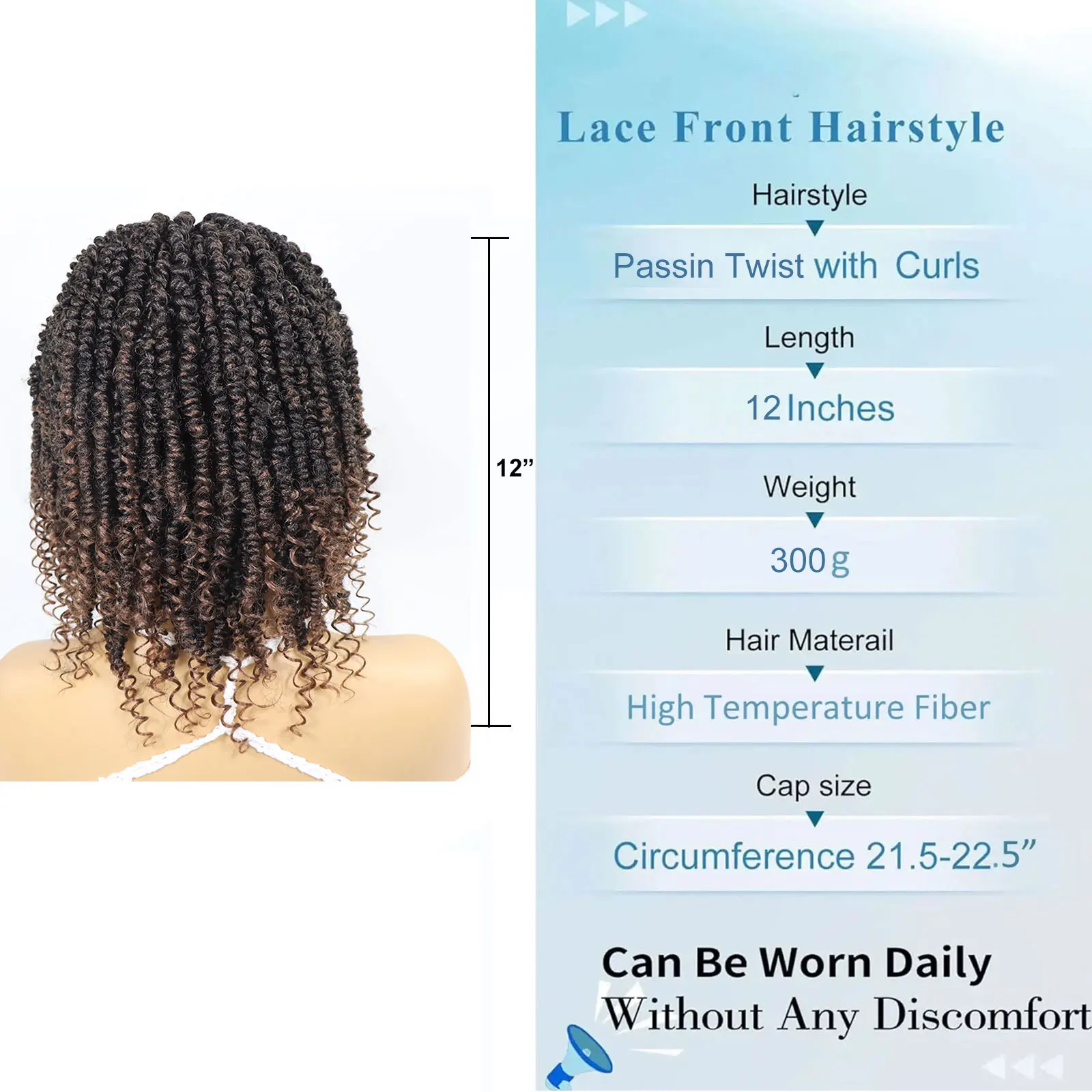 Twist Braided Wig - Image 3